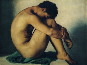Studio di un giovane uomo nudo